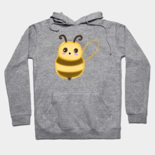 Cute Bee Drawing Hoodie